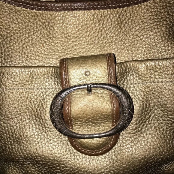 Brighton Pewter Leather Hobo - Picture 2 of 8